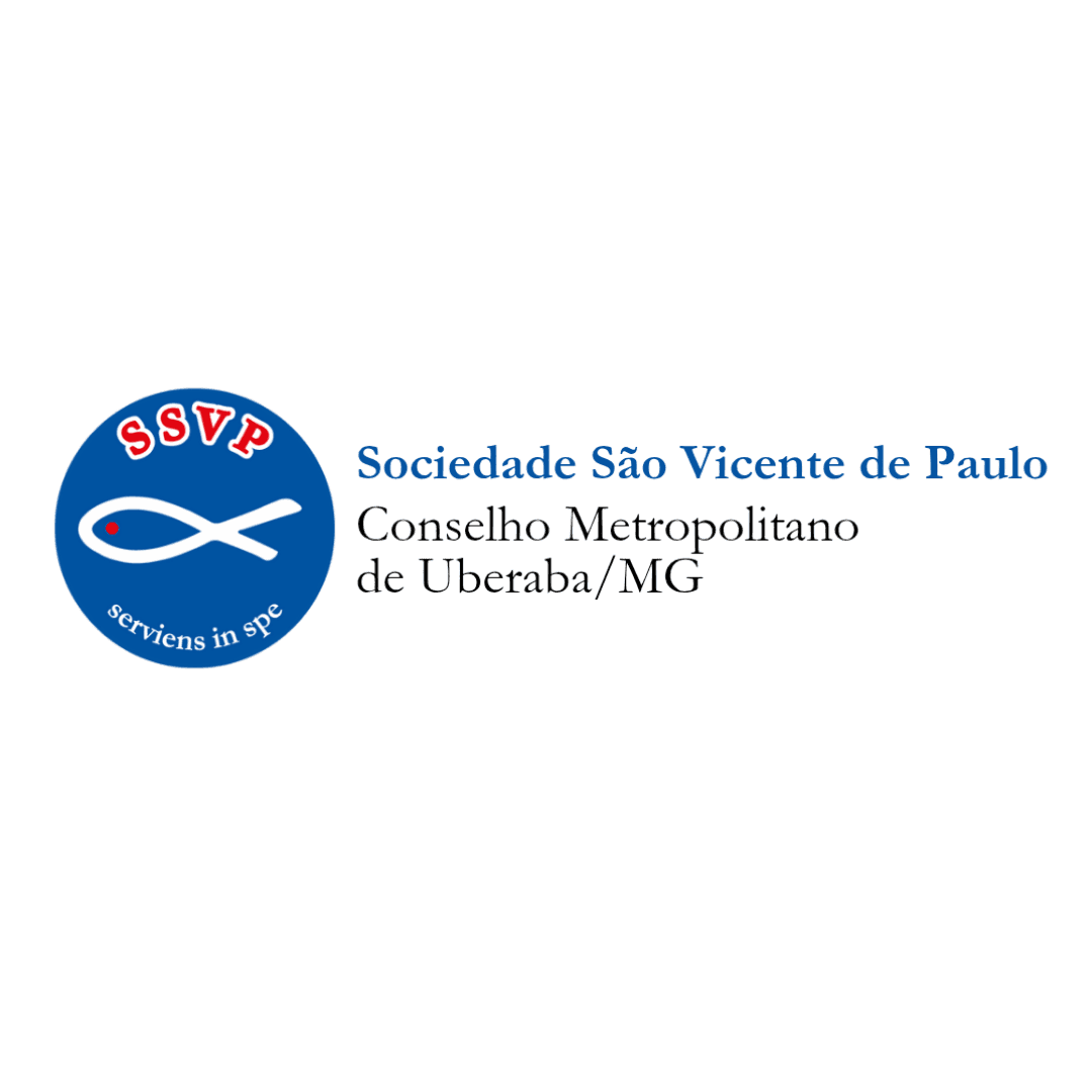 Logo completo SSVP Conselho Metropolitano de Uberaba